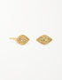 Eye of Cleopatra 18k Gold Plated Sterling Silver Studs