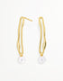 Elegant Sterling Silver & Pearl Studs for Career Woman