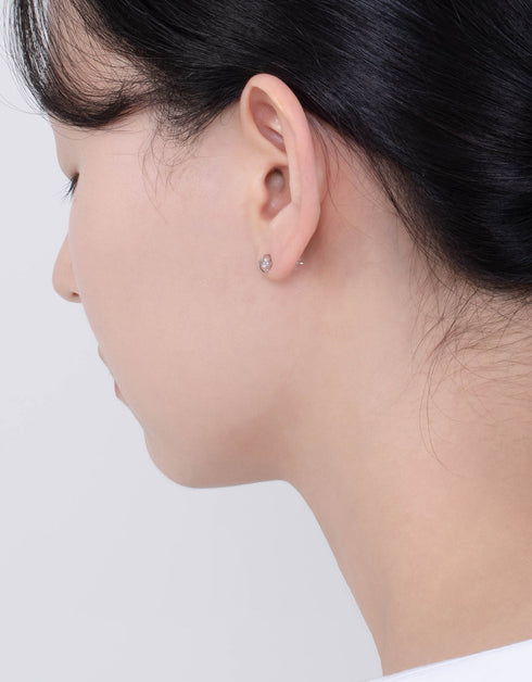 Zarif Gümüş Yıldız Bethlehem Küpe