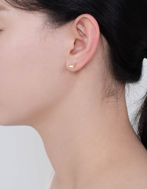 波西米亚风别致:Boomerang 刮花耳钉