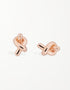 Sophisticated Knot Sterling Silver Studs: Elegance Redefined