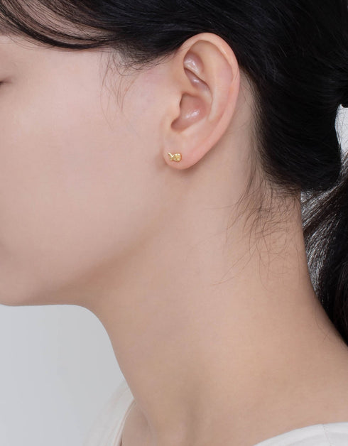 Sophisticated Knot Sterling Silver Studs: Elegance Redefined