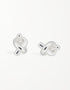 Sophisticated Knot Sterling Silver Studs: Elegance Redefined