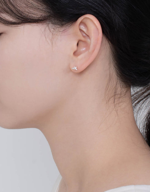Sophisticated Knot Sterling Silver Studs: Elegance Redefined