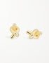 Sophisticated Knot Sterling Silver Studs: Elegance Redefined