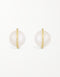Sterling Silver Studs with Gracefully Enveloped Pearl