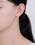 Chic Twist Hinged Hoops | Sterling Silver & 18K Gold Plated