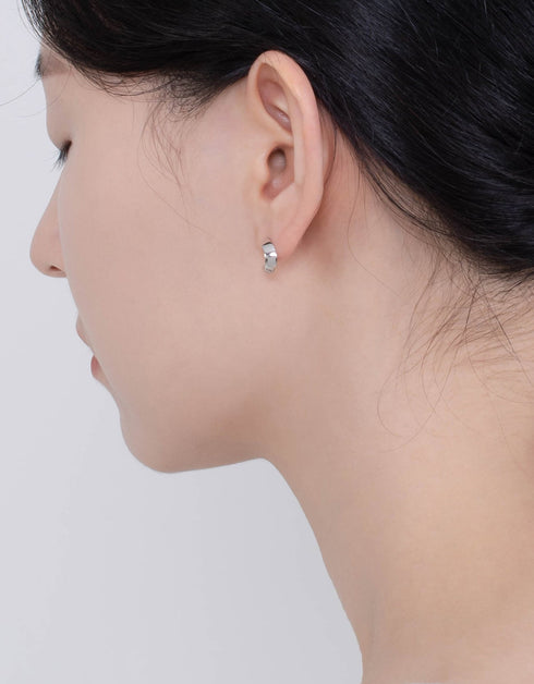 Sterling Silver Quotation Mark Studs - Minimalist & Elegant