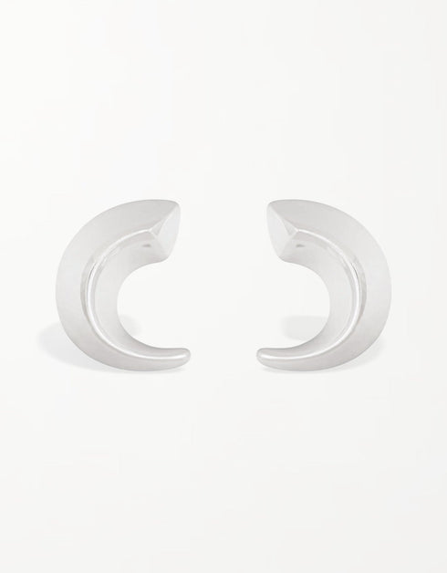 Sterling Silver Quotation Mark Studs - Minimalist & Elegant
