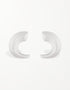 Sterling Silver Quotation Mark Studs - Minimalist & Elegant
