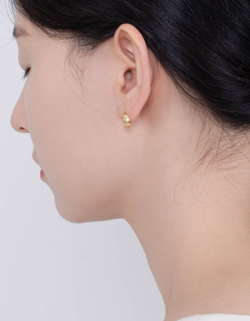 Sterling Silver Quotation Mark Studs - Minimalist & Elegant