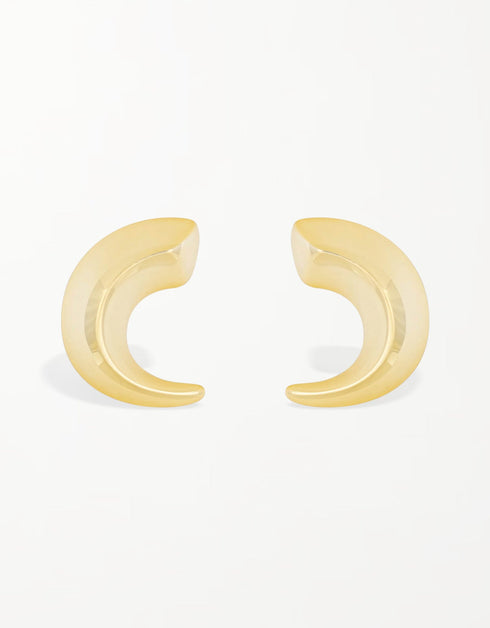 Sterling Silver Quotation Mark Studs - Minimalist & Elegant