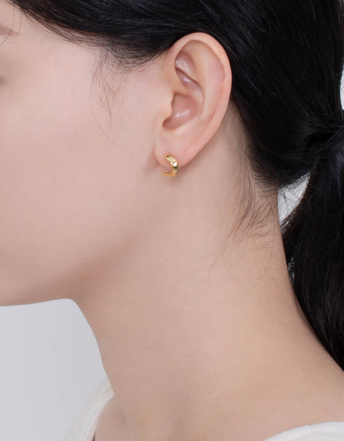 Sterling Silver Quotation Mark Studs - Minimalist & Elegant