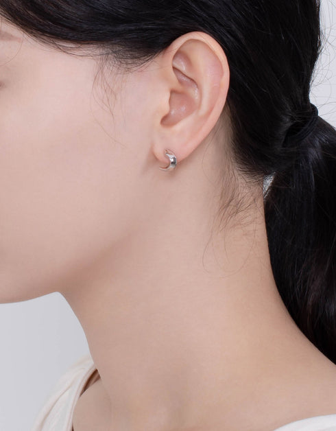 Sterling Silver Quotation Mark Studs - Minimalist & Elegant