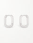 Sterling Silver Hinged Hoops with Gold or Platinum Plating
