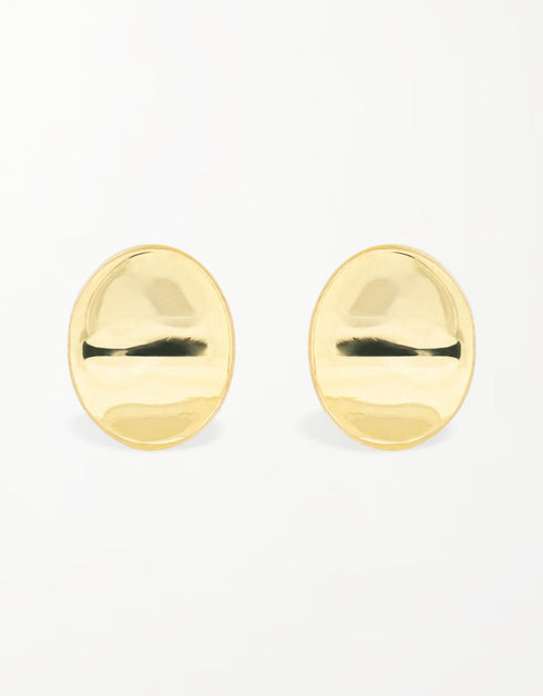 Altın Parıltılı Minimalist Saplama Küpeler: Kore Zarafetine Bir Dokunuş