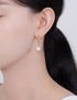 Freshwater Pearl Drop Earrings: Gold-Plated Sterling Silver