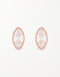 Sterling Silver Cat's Eye Studs - Chic & Minimalist Style
