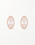 Sterling Silver Cat's Eye Studs - Chic & Minimalist Style