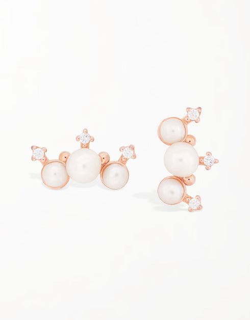 皇家优雅淡水珍珠耳钉