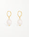 Luxurious Gold-Plated Pearl Drop Earrings: A Blend of Elegance and Modern Style