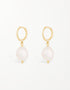 Luxurious Gold-Plated Pearl Drop Earrings: A Blend of Elegance and Modern Style