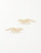 Angel Wings Sparkling Stud Earrings: CZ & Sterling Silver
