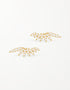 Angel Wings Sparkling Stud Earrings: CZ & Sterling Silver