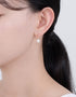 Sterling Silver Teardrop Freshwater Pearl Drop Earrings