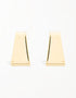 Modern Geometric Gold-Plated Hoops - Minimalistic Luxury