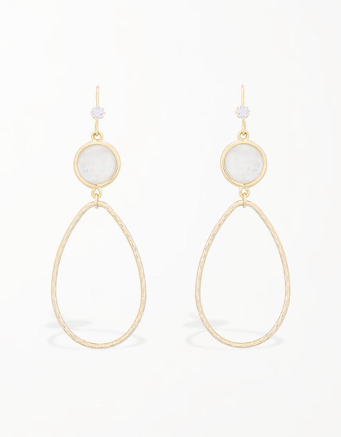 Kübik Zirkon Taşlı Altın Gözyaşı Elegance Damla Küpe