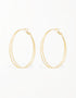 Handcrafted Large Dual Hoop Earrings by Korean Designer