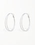 Handcrafted Large Dual Hoop Earrings by Korean Designer