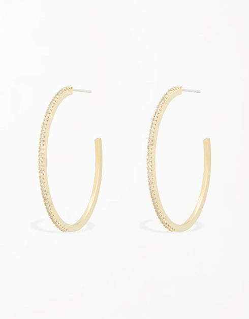 Parıldayan Zarafet: Kore'den Esinlenen CZ Halka Küpeler