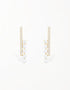 Lumière 珍珠层叠耳环