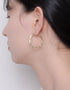 Soft Curve Hexagon Hinged Hoops - 18K Gold & Platinum Styles